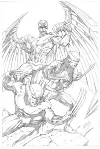 elisa feliz x-force illustration